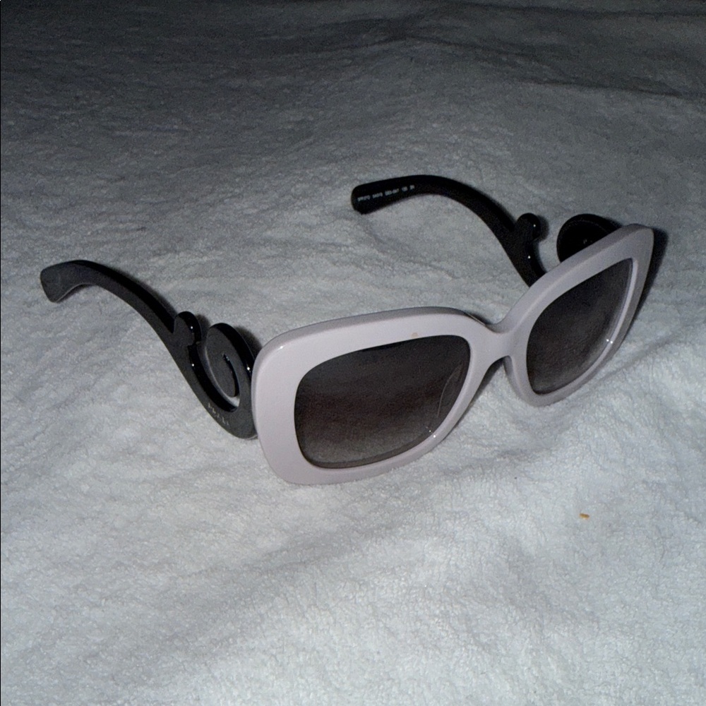 Prada Black and Grey Sunglasses